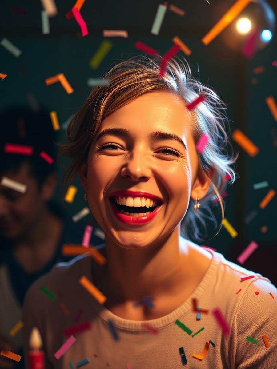 Birthday – Confetti rain